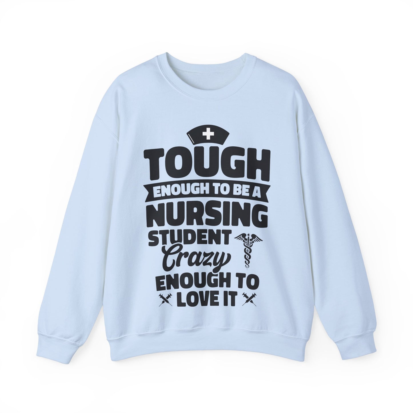 light blue nurse sweater